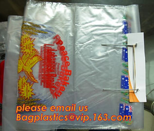 buy Custom Printed Clear Plastic Wicket Bread Packaging Bags/Food Plastic Bread wicket Bags/PE bakery bread wicket plastic b online manufacturer