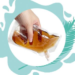 3.1reusable plastic drink bag