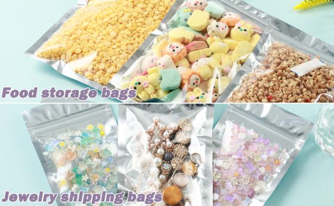 large reclosable mylar bags for food