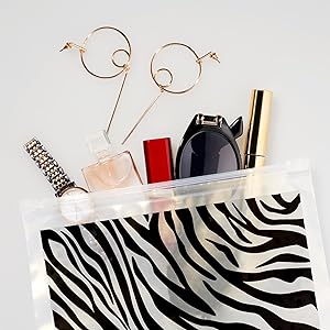 accessory bags, makeup bags, ziplock, purse, hand bag, stadium bag