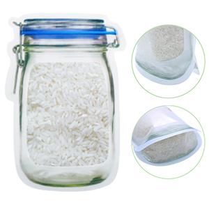 mason jar bags reusable stand up