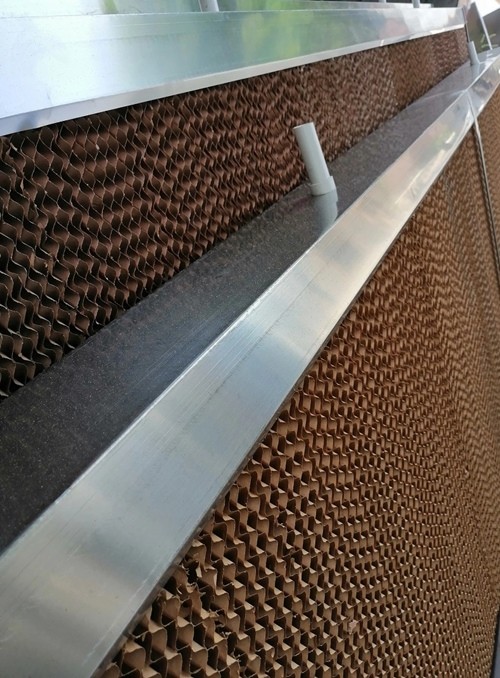 7090 Brown PVC Evaporative Cooling Pad Systems 2
