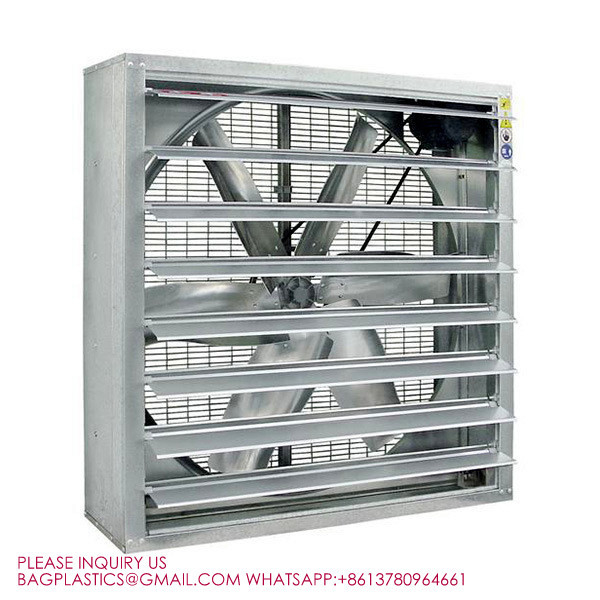 latest company case about Metal Poultry Ventilation System, wall exhaust fans with louvers , 24 inch exhaust fan with shutters  4