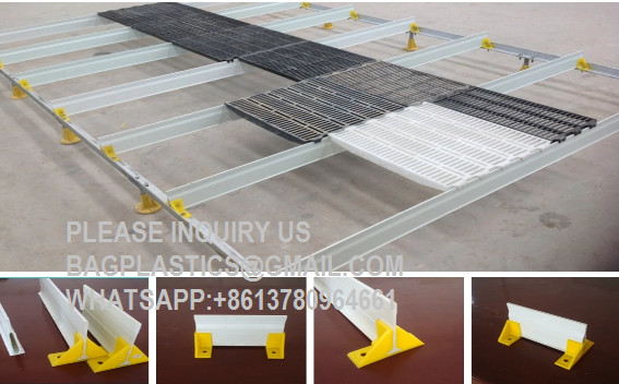 Fiberglass Support FRP Beam Plastic Cast Iron Slat Floor Beam Support Farrowing Crate 0