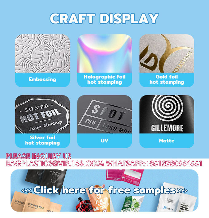 Custom Printed Candy Smell Proof Foil Stand Up Pouch Ziplock Packaging Mylar Bags 0