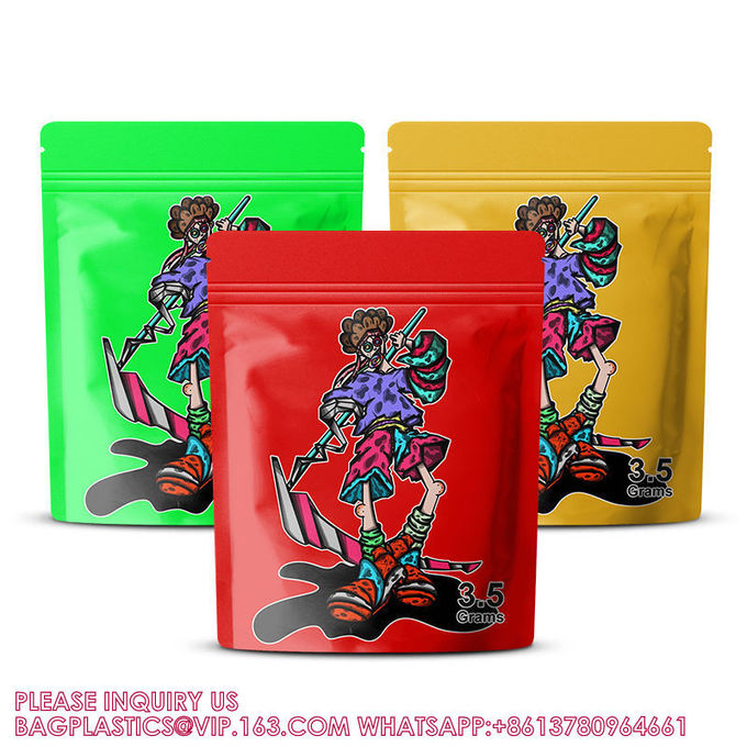 Laminated Smell Proof Coffee Nut Plastic Packing Stand Up Ziplock Pouch Rice Food Packaging Bag 0