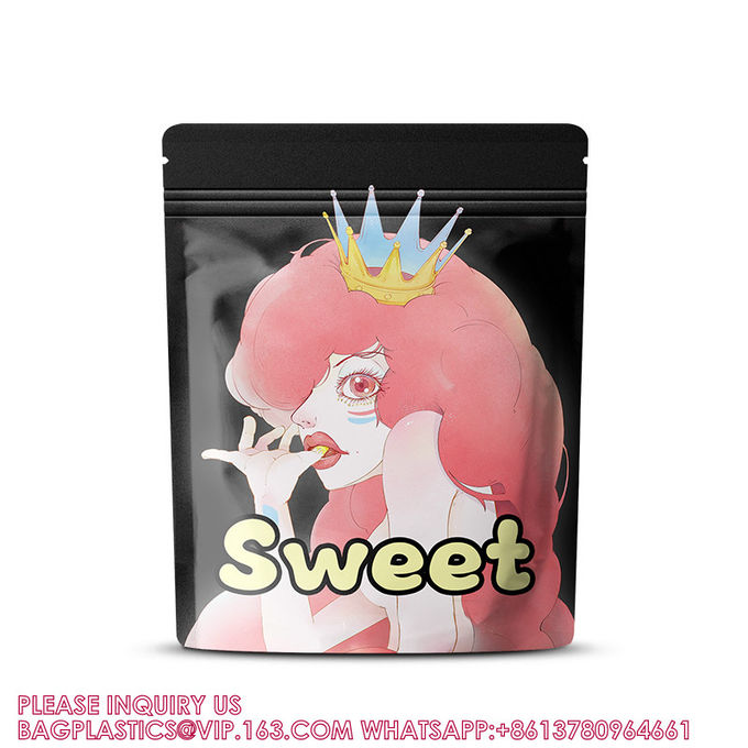 Custom Manufacturer Printing Resealable Ziplock Matte Recyclable Sealed Mylar Bags 0