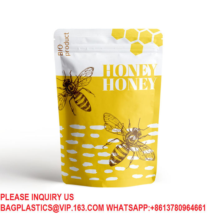 Oxygen Barrier Resealable Ziplock Soft Touch Smell Proof Bags For Spice Candy Packaging 3