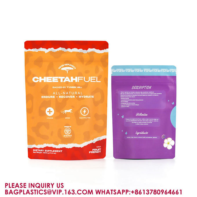 Packing SmellProof Aluminium Foil Resealable Ziplock Stand Up Pouch Childproof Mylar Bags 2