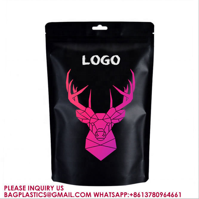 Resealable Coffee Ziplock Zipper Stand Up Pouch, Dry Fruit  Packaging Bag, Moisture-Proof 2