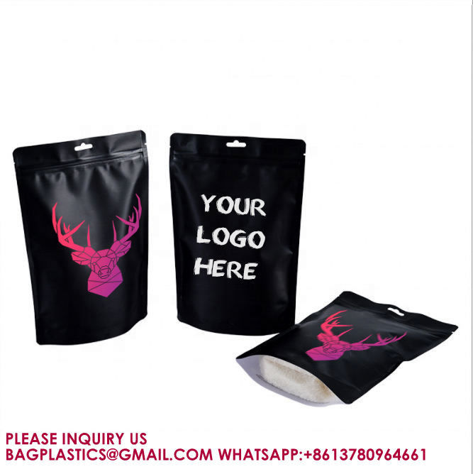 Resealable Coffee Ziplock Zipper Stand Up Pouch, Dry Fruit  Packaging Bag, Moisture-Proof 1