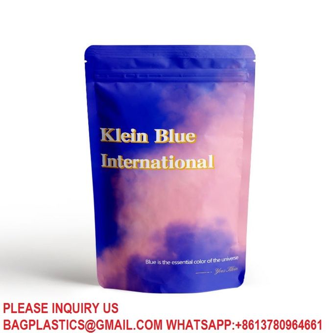 Matte Frosted Clear Zipper Food Bag, Resealable Stand Up Candy Bag, Snack Food Tea Pack 3