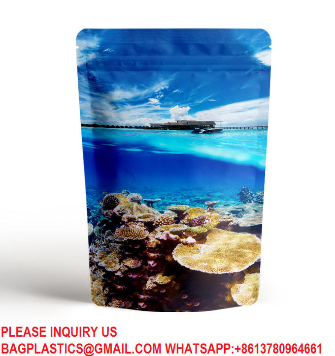 Reclosable Airtight, Waterproof, Zip Lock Seal Heat Seal Opaque Foil Pouch Food Grade Bag 3