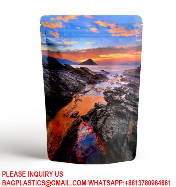 Reclosable Airtight, Waterproof, Zip Lock Seal Heat Seal Opaque Foil Pouch Food Grade Bag 2