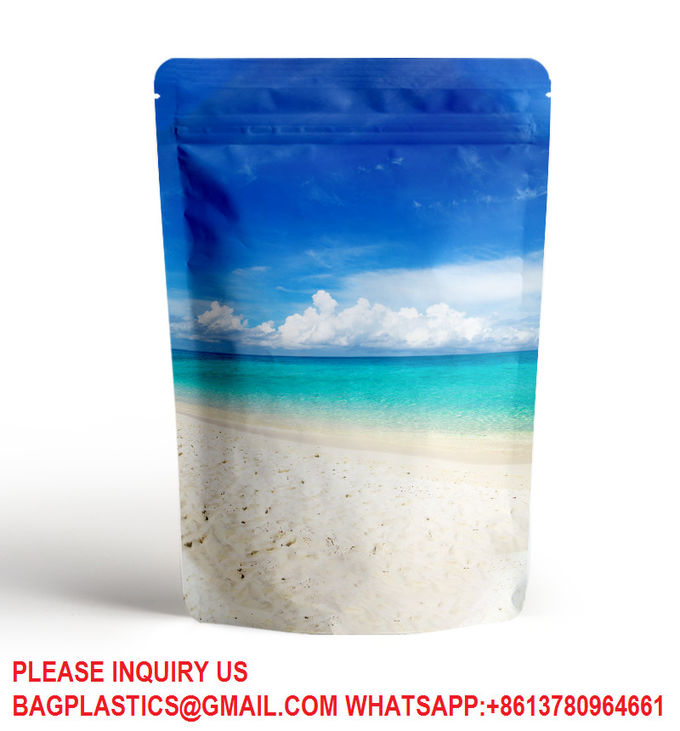 Reclosable Airtight, Waterproof, Zip Lock Seal Heat Seal Opaque Foil Pouch Food Grade Bag 1