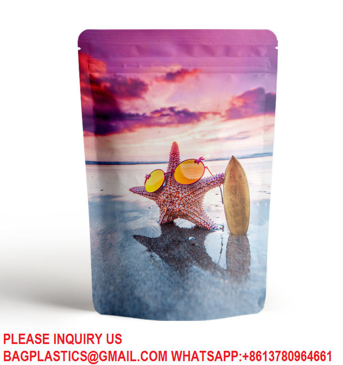 Reclosable Airtight, Waterproof, Zip Lock Seal Heat Seal Opaque Foil Pouch Food Grade Bag 0