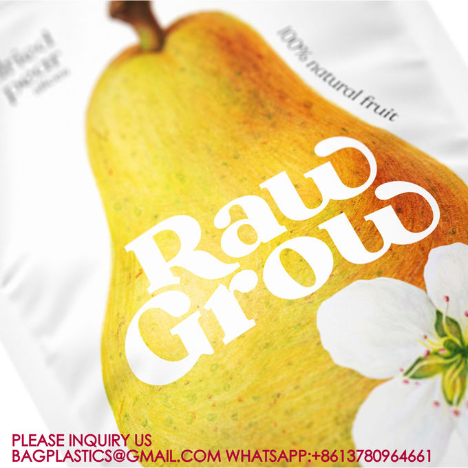 Resealable Aluminum Foil Bag Candy Biscuit Nut Bag Pack Self-standing Heat-seal Zip Bag 2