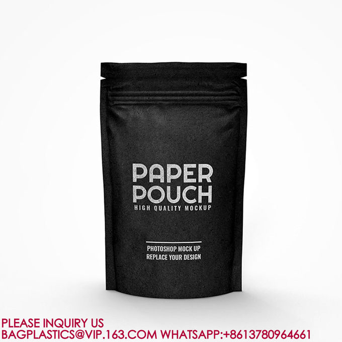 Stand-up Resealable Mylar Bags Food Storage Bag, Foil Pouch Stand-up Bags Self Sealing 1