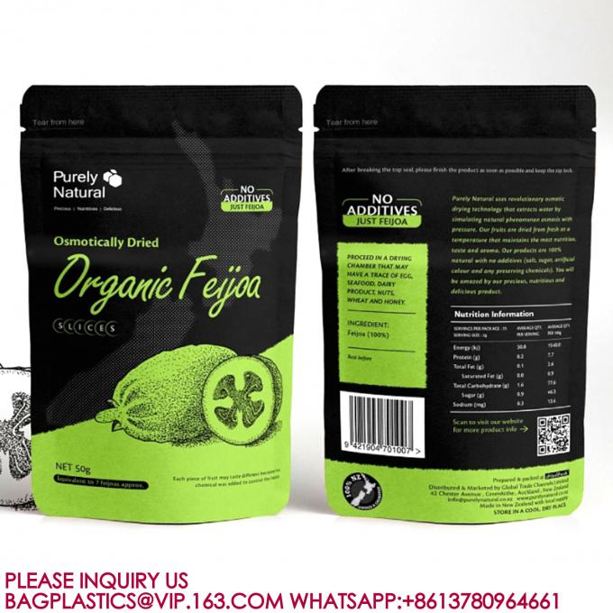 Food Packaging Bags Sweets Biscuits Nuts Zip Bags Plastic Packaging Aluminium Foil Bags 3