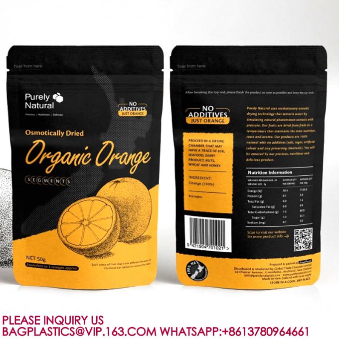 Food Packaging Bags Sweets Biscuits Nuts Zip Bags Plastic Packaging Aluminium Foil Bags 1