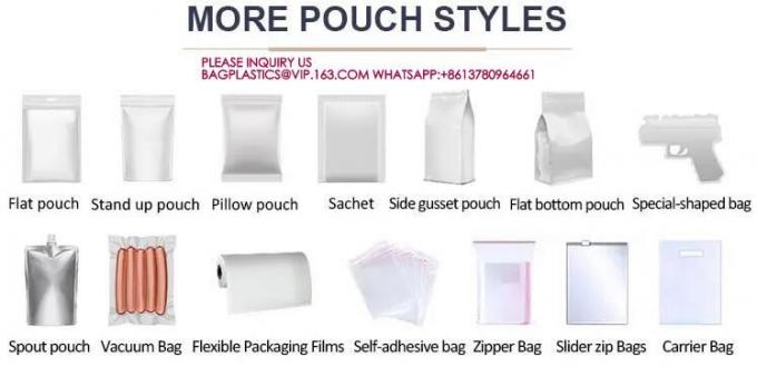 Kraft Paper Stand-Up Pouch Nuts Tea Dried Fruit Sealed Packing Bag Packaging Zipper Bag 3