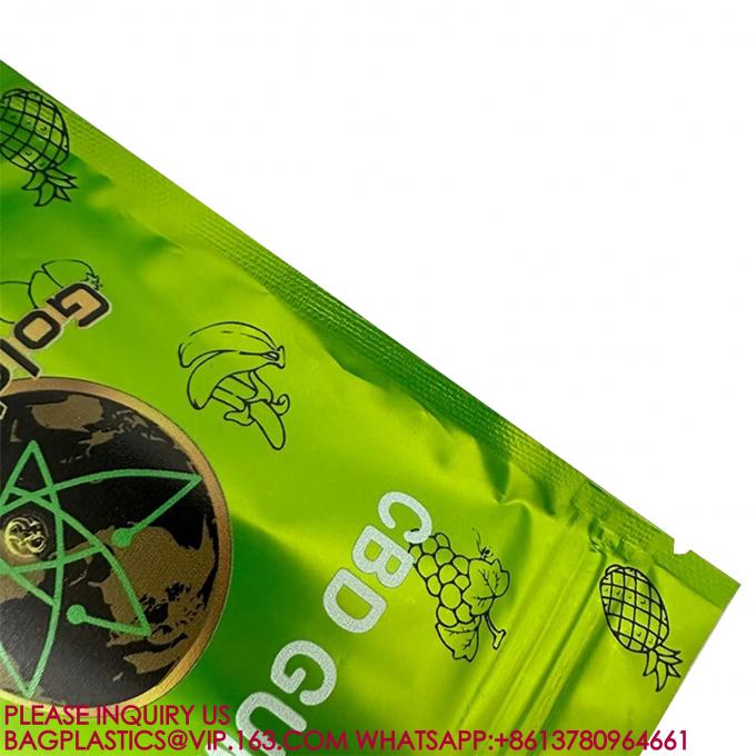 eco-friendly Foil Bag Self-Standing Zipper Bag Pla Packaging Candy Biscuit Nut Snack Bag 3