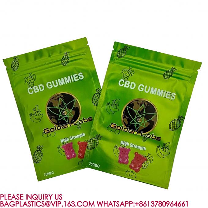 eco-friendly Foil Bag Self-Standing Zipper Bag Pla Packaging Candy Biscuit Nut Snack Bag 1