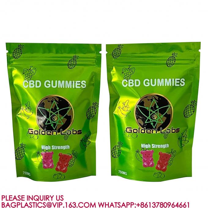 eco-friendly Foil Bag Self-Standing Zipper Bag Pla Packaging Candy Biscuit Nut Snack Bag 0