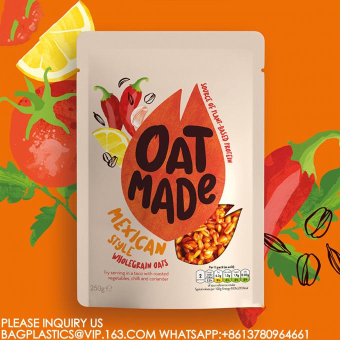 sustainable Mylar Packaging Bags Resealable Aluminium Foil Bags Zip Food Storage Bags 2