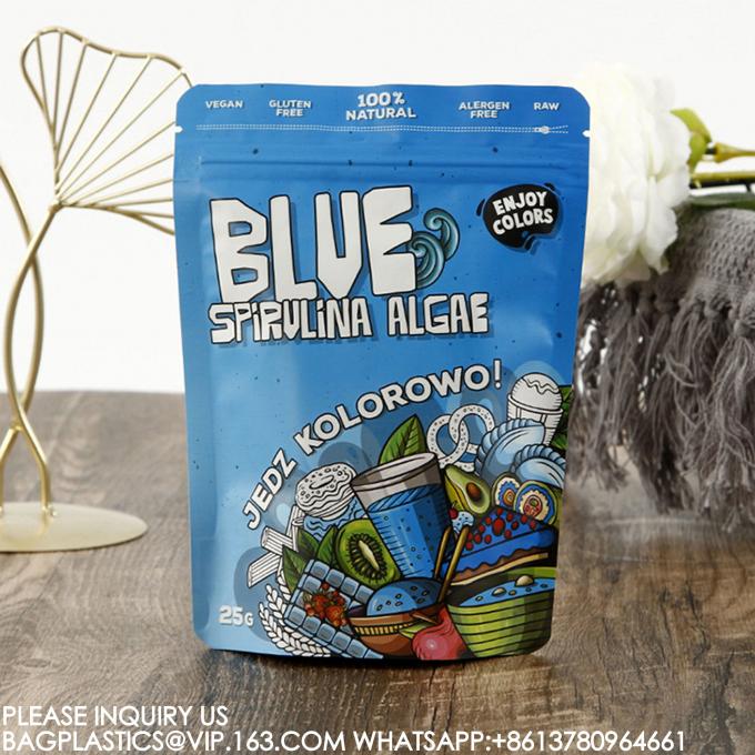 sustainable Mylar Packaging Bags Resealable Aluminium Foil Bags Zip Food Storage Bags 0