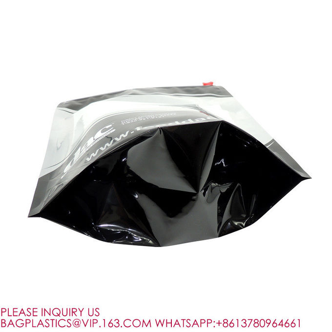Slider Bags Zip Lock Mylar Stand Up Pet Food Bags With Slider Zip For Treat Cat Dog Food 2