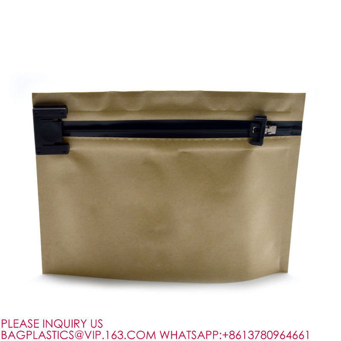 Custom Resistant Biodegradable Packaging Zip Lock Childproof Mylar Child Proof Exit Bags 2