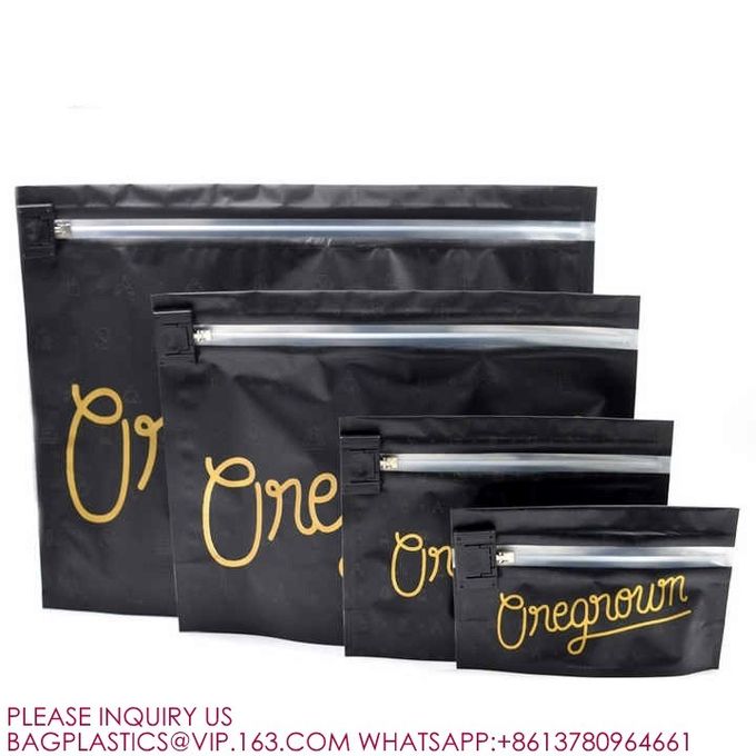 Recyclable Child Resistant Custom Printed Child Proof Smell Proof Mylar Zipper Pouch Bag 2