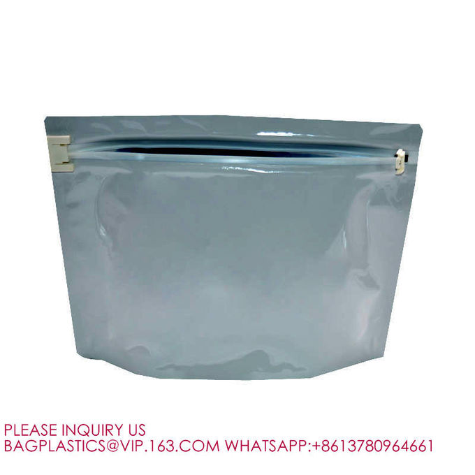 Bio Child Resistant Pouch Child Proof Packet Plastic Matte Stand Up Zip Foil Flat Bags 3