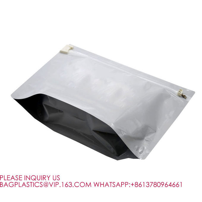 Bio Child Resistant Pouch Child Proof Packet Plastic Matte Stand Up Zip Foil Flat Bags 2
