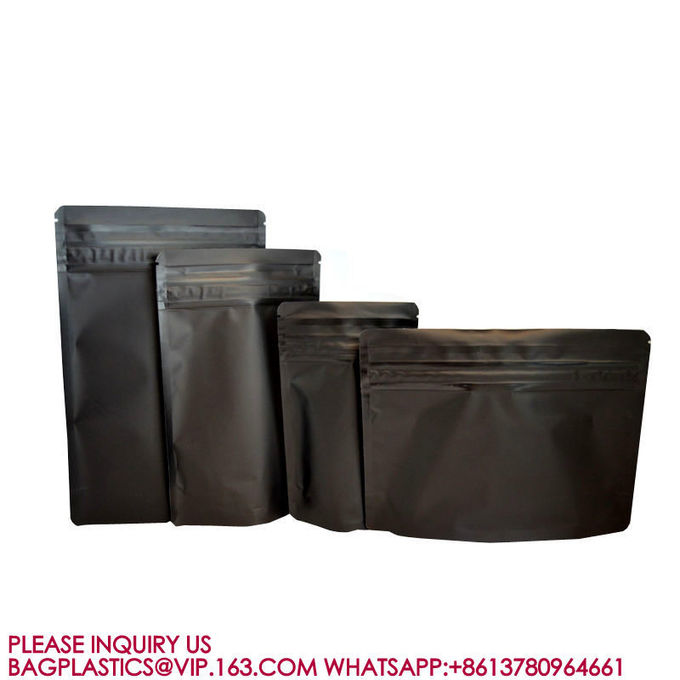 Plastic Food Packaging Smell Proof Jungle Boys Black Exit Child Proof Mylar Zipper Bag 2
