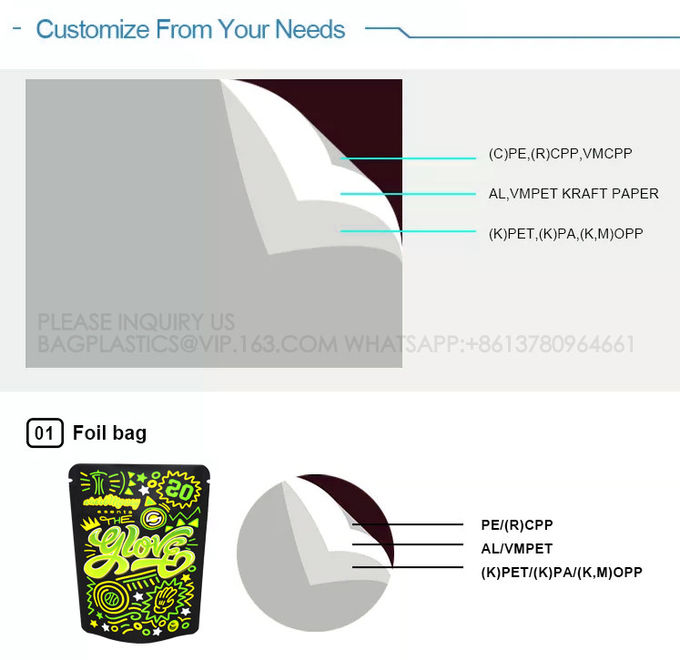 Zip Locking Exit Bag Airtight Pouch Giant Ziplock Bags Storage Exit Ziplock Mylar Pouch 10