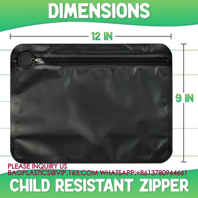 Zip Locking Exit Bag Airtight Pouch Giant Ziplock Bags Storage Exit Ziplock Mylar Pouch 4
