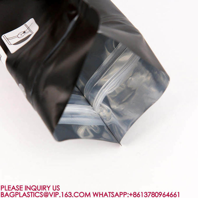 Matte Smell Proof Mylar Cookie Packaging Bags Child Proof Pouch Child Resistant Exit Bag 2
