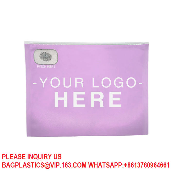 Biodegradable Pinch N Slide Custom Mylar Zip Lock Proof Pouch Child Resistant Exit Bags 3