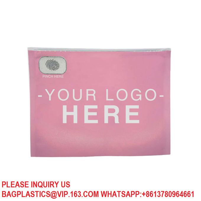 Biodegradable Pinch N Slide Custom Mylar Zip Lock Proof Pouch Child Resistant Exit Bags 0