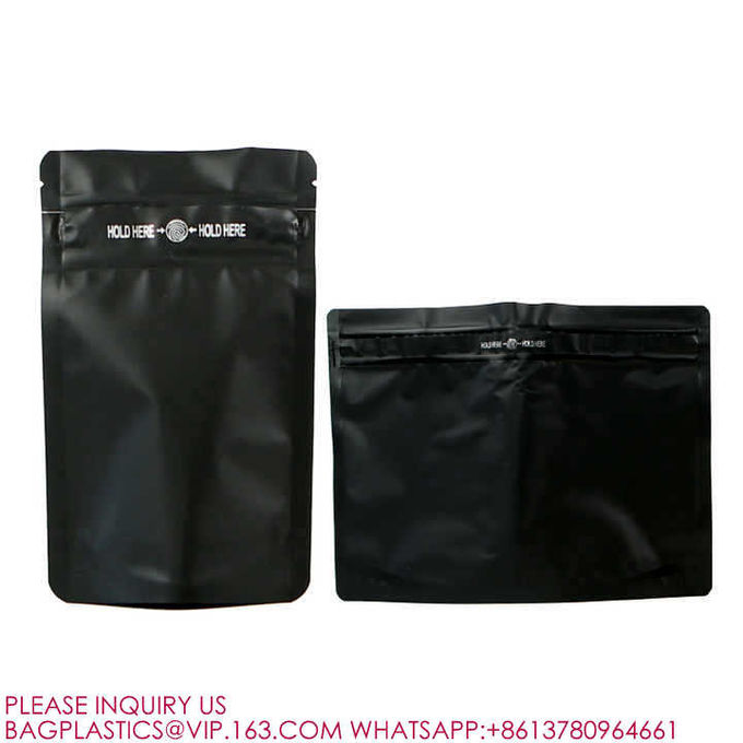 Snap Grip Seal Aluminum Foil Smell Proof Bag Zip Lock Foil Child Proof Exit Mylar Bags 2