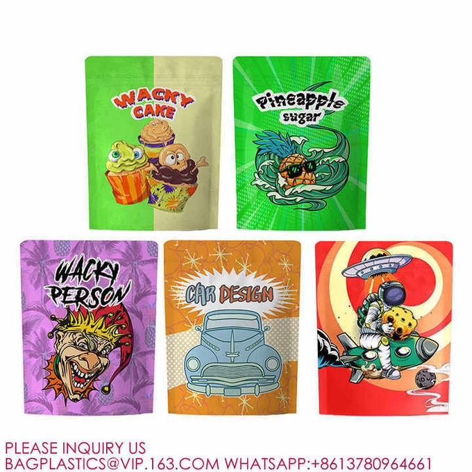 Tamper Evident Pinch And Slide Exit Matte Mylar Bags, Smell Proof, Pouch Exit Packages 4