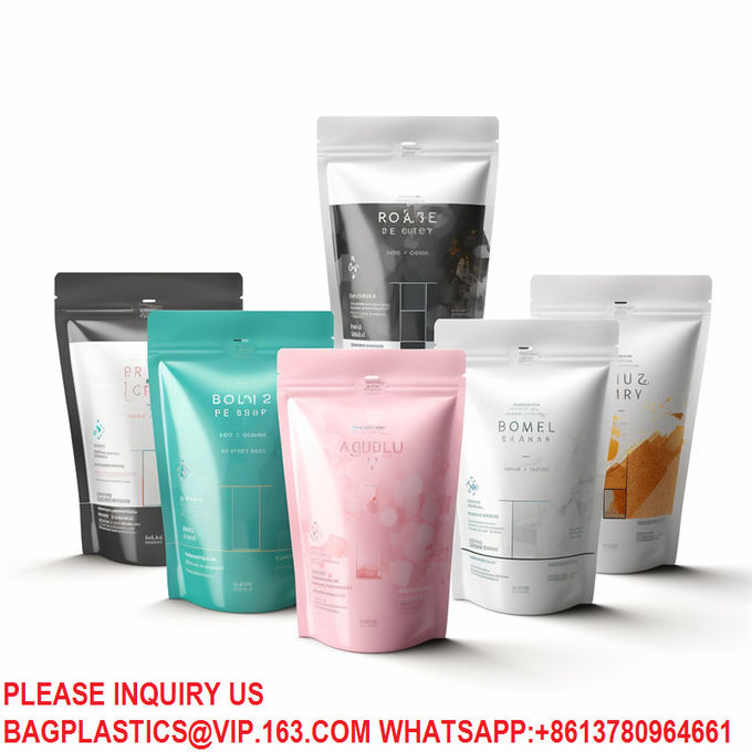 Compostable Child Resistant Edible Cookie Candy Plastic Packaging With Zipper Mylar Bags 12