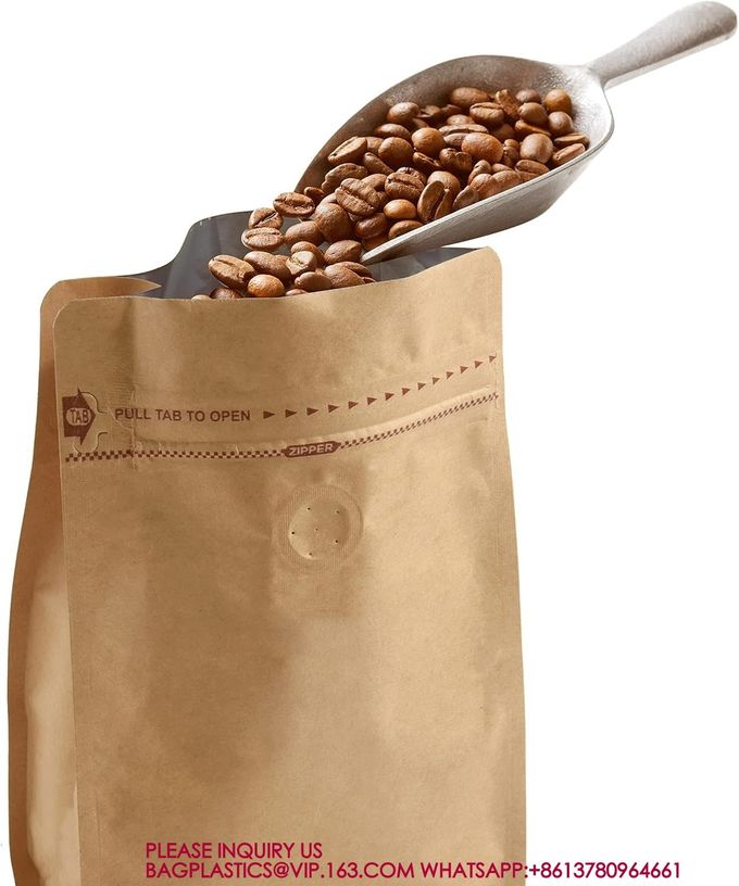 Degassing Pouch Bags With Valve, Food Storage Bags With Rsealable Zipper & Easy Open Tape 6