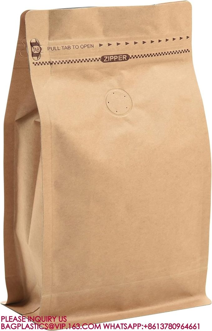 Degassing Pouch Bags With Valve, Food Storage Bags With Rsealable Zipper & Easy Open Tape 5