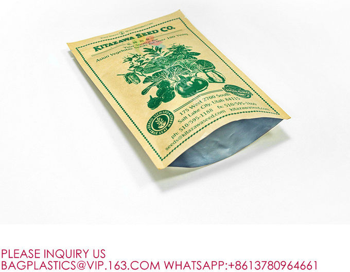 Custom Printed Logo Biodegradable Edible Packaging Smell Proof Resealable Stand Up Bags 3