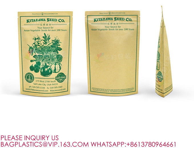 Custom Printed Logo Biodegradable Edible Packaging Smell Proof Resealable Stand Up Bags 2