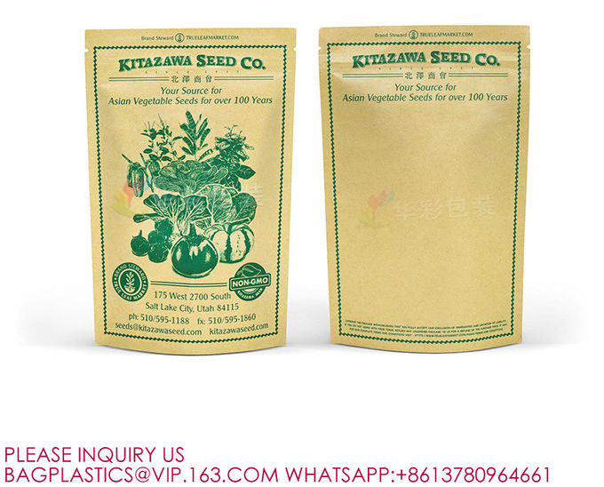 Custom Printed Logo Biodegradable Edible Packaging Smell Proof Resealable Stand Up Bags 1