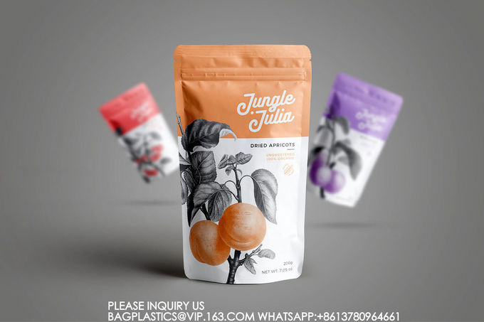 Resealable Mylar Bags, Edible Packaging Bags,Sample Bags,Ziplock Stand Up Pouches Bag 0